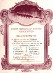1936 Champion Eights Certificates