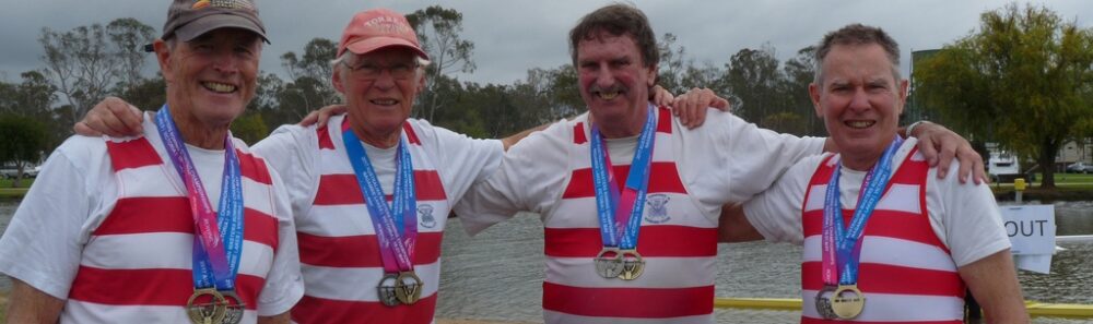 Masters men gold medalists Nagambie